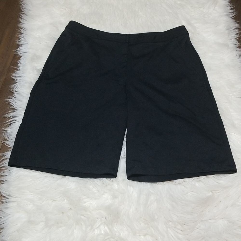 Express Black Stretch 9" inseam shorts